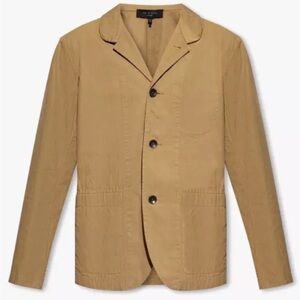 Rag & Bone $495 MSRP Men’s Rugged Brown Jasper Cotton Linen Blazer NWT Medium